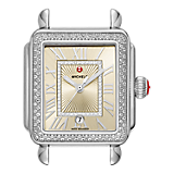 Deco Madison Stainless-Steel Champagne Diamond Dial