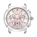 Sidney Stainless-Steel and Blush Diamond Dial