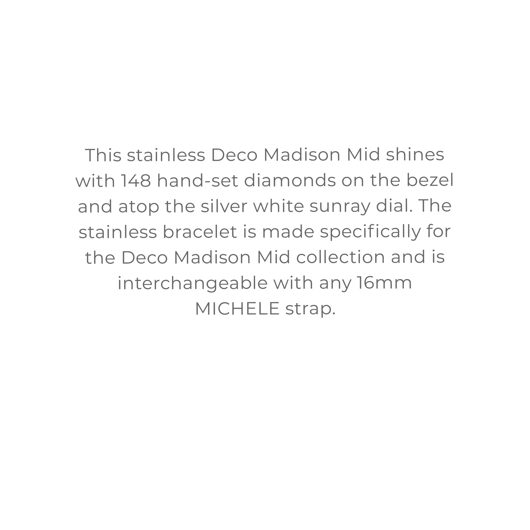 Deco Madison Mid Stainless Diamond Watch