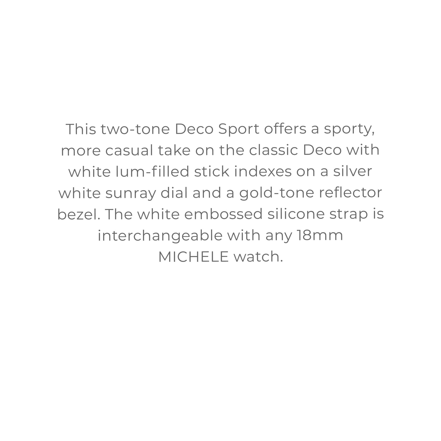 Deco Sport Two-Tone Watch