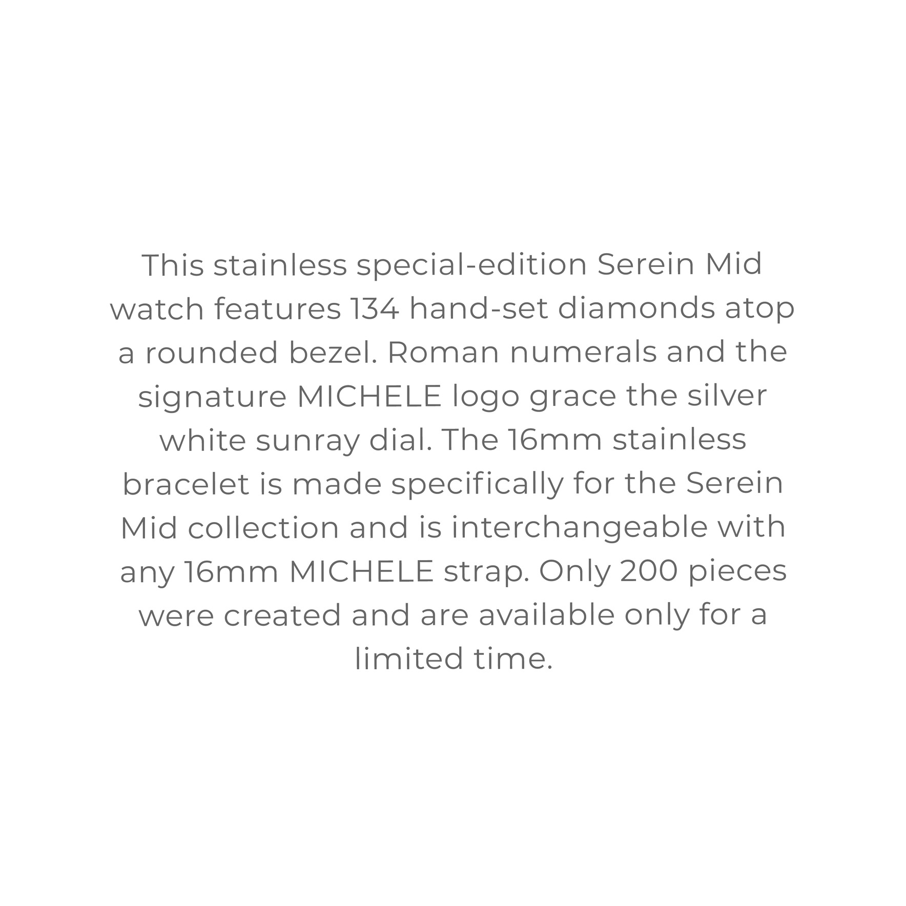 Special-Edition Serein Mid Stainless Diamond Watch