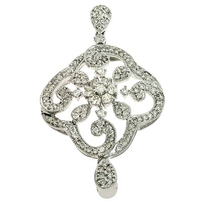 White Gold Diamond Pendant