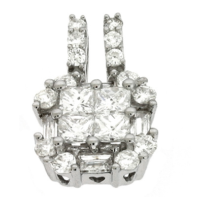White Gold Diamond Pendant