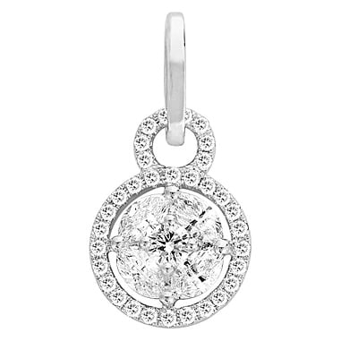 White Gold Diamond Pendant