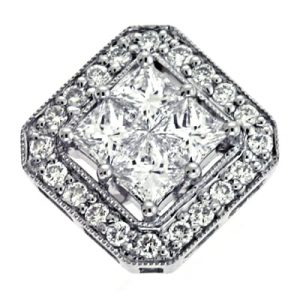 White Gold Diamond Pendant