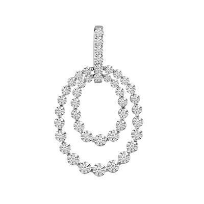 White Gold Diamond Pendant