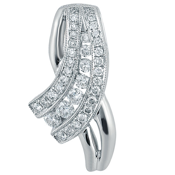 White Gold Diamond Pendant