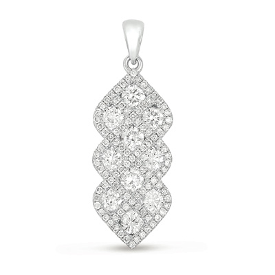 White Gold Diamond Pendant