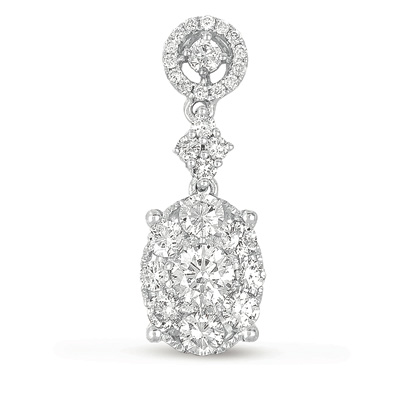 White Gold Diamond Pendant