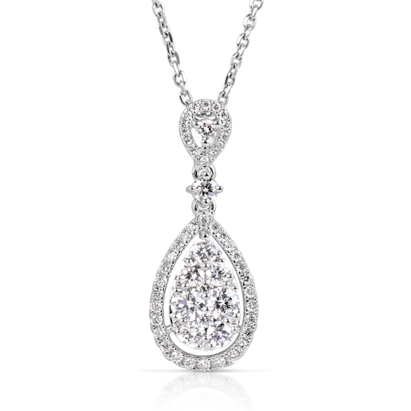 White Gold Diamond Pendant
