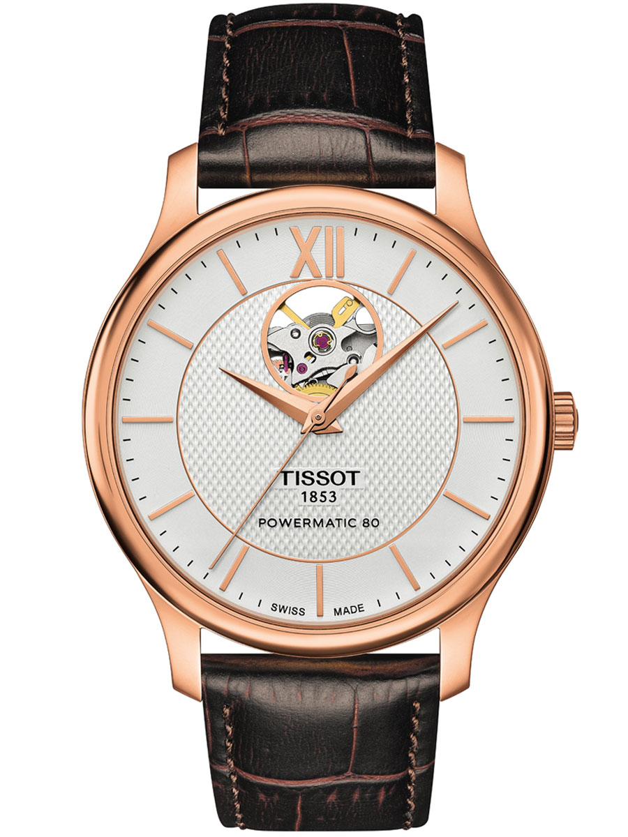 TISSOT Tradition Powermatic 80 Open Heart Watch