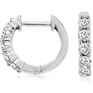 DIAMOND HOOPS 12MM