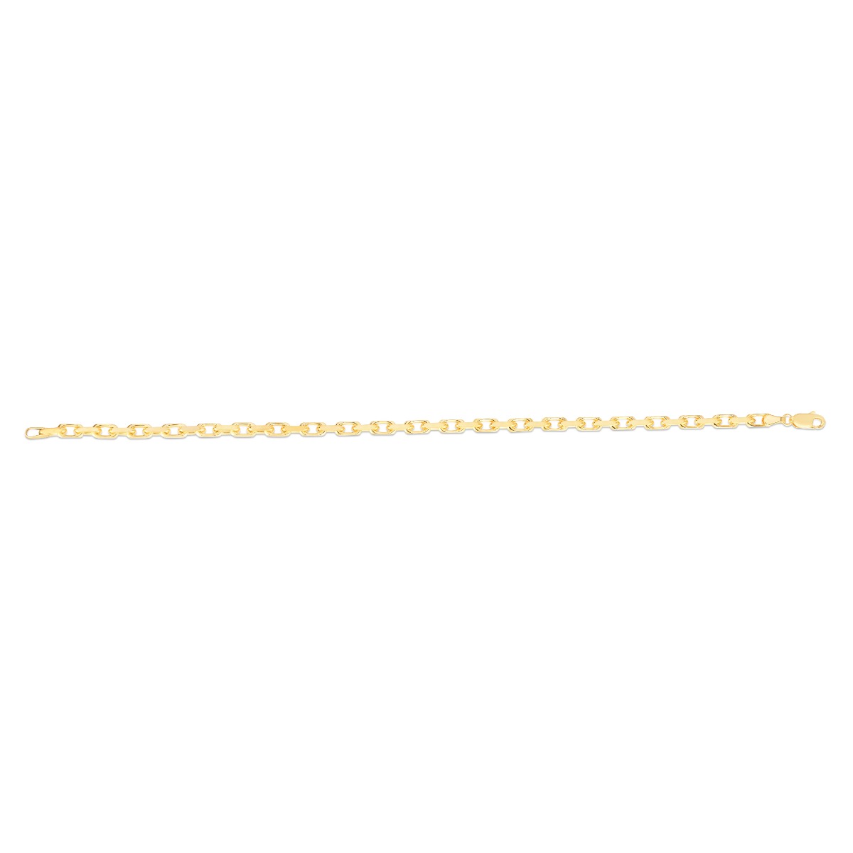 Gold Over Silver 3.4mm French Cable Chain