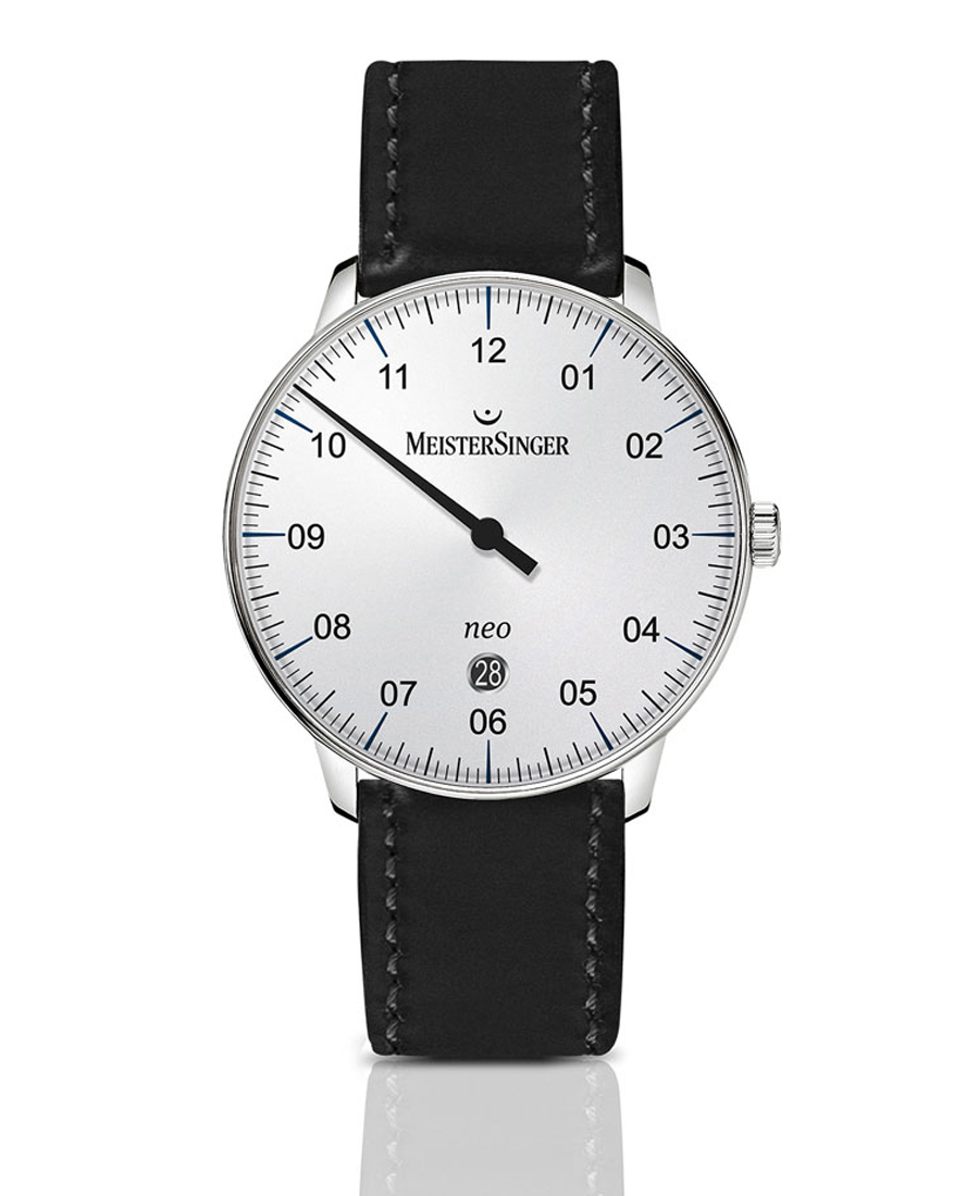 Neo Plus Opaline Silver MeisterSinger Watch