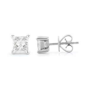 0.30 ctw Four Prong Studs in White Gold