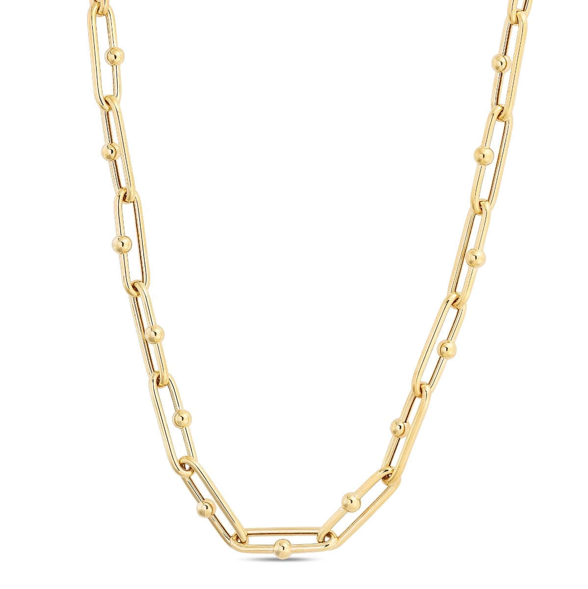 14K Elongated Jax Link Bracelet