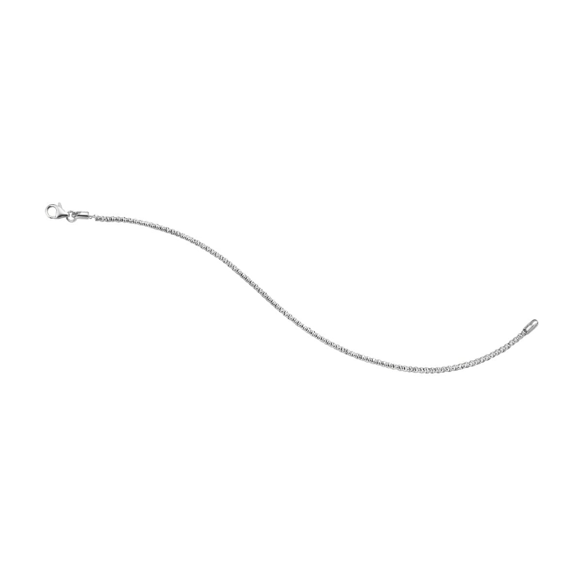 14K 2.1mm Sparkle Spring Chain