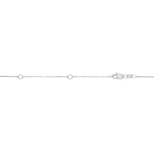 14K Gold 0.51mm Double Extendable Box Chain