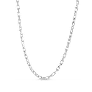 14K Gold 18" 2.45mm French Cable Chain