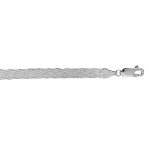 14K Gold 7" 4.6mm Imperial Herringbone Chain